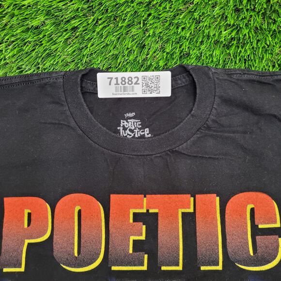 2PAC Tupac-Shakur Shirt Womens Large 21x26 Black - Picture 10 of 12